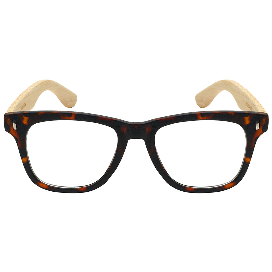 SOHO BAMBOO W/BAG UNISEX BULK SUNGLASSES 540845BM-CL-B