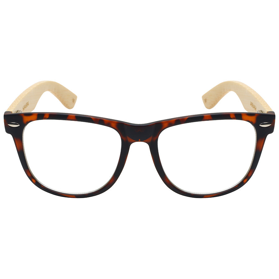 SOHO BAMBOO W/BAG UNISEX BULK SUNGLASSES 540946BM-CL-B