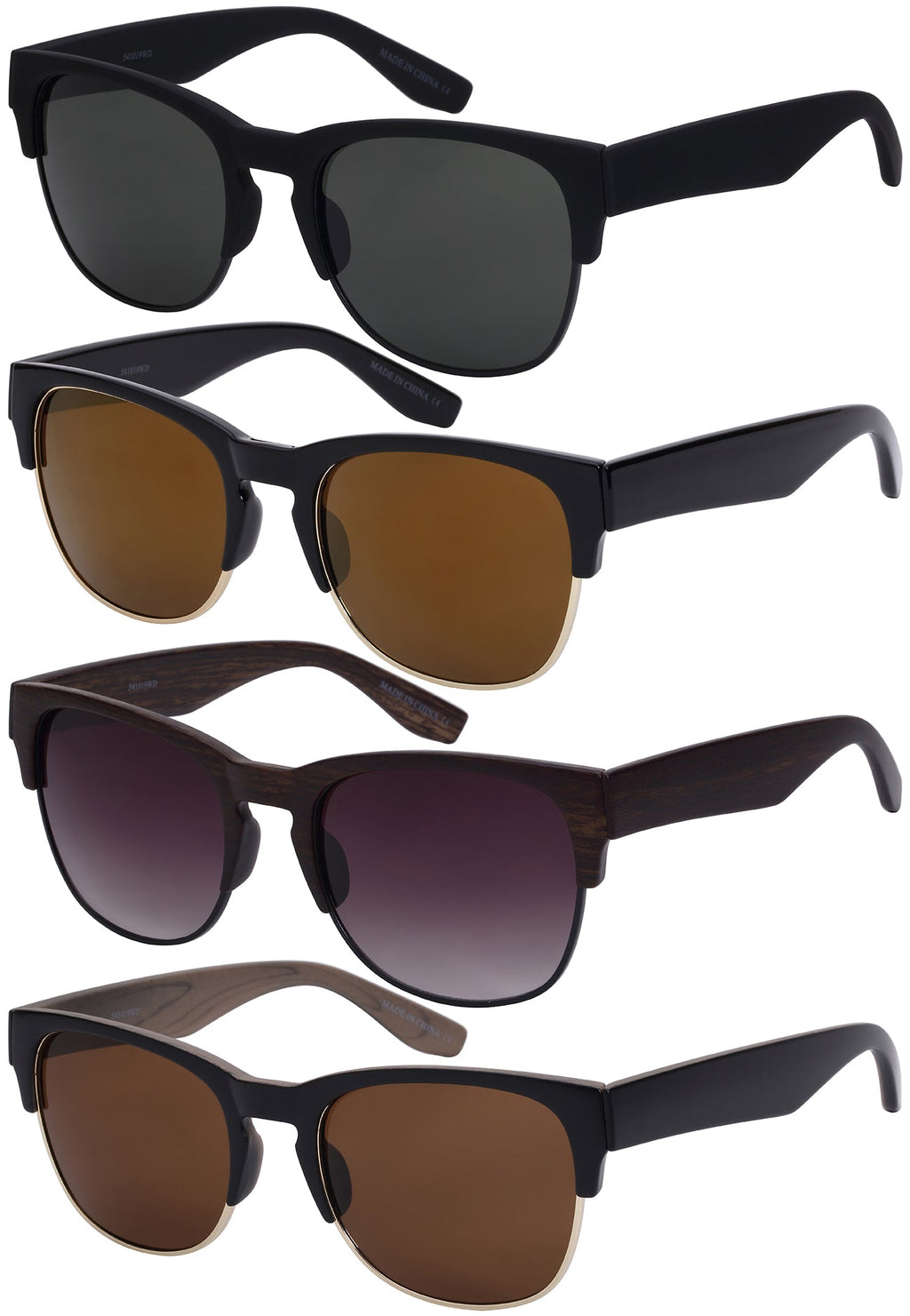 CLASSIC SOHO UNISEX SUNGLASSES BULK 541019WD-KGM