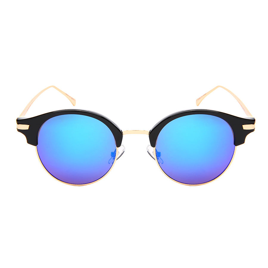 HORNED RIM UNISEX BULK WHOLESALE SUNGLASS 541053-REV