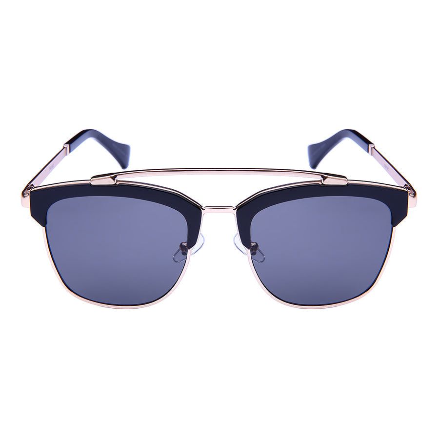 HORNED RIM UNISEX BULK WHOLESALE SUNGLASS 541063-FLSD