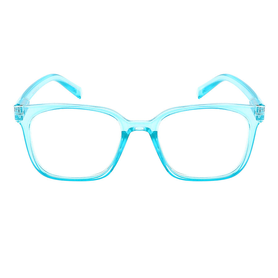 ANTI BLUE LIGHT SQUARE UNISEX CLEAR LENS GLASSES WHOLESALE 59411S-AB