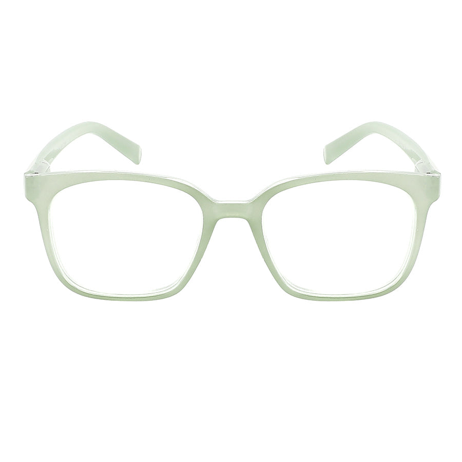 ANTI BLUE LIGHT SQUARE UNISEX CLEAR LENS GLASSES WHOLESALE 59411S-AB