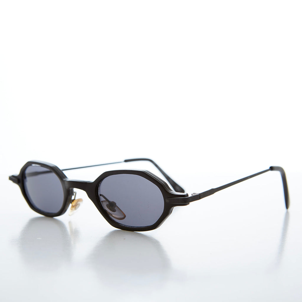 Small Spectacle Vintage Sunglasses - Clay