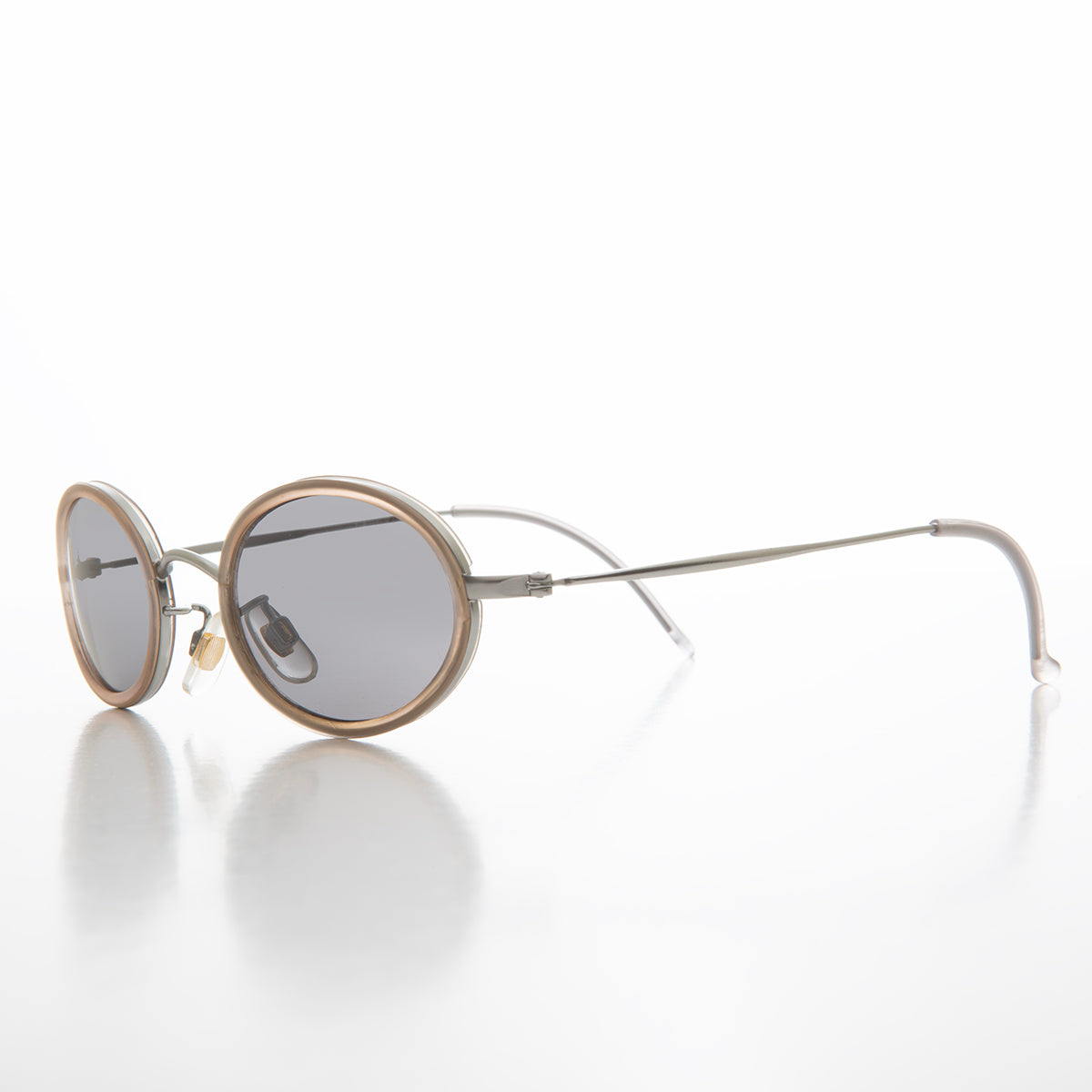 Small Delicate Oval Vintage Sunglasses - Dwyer