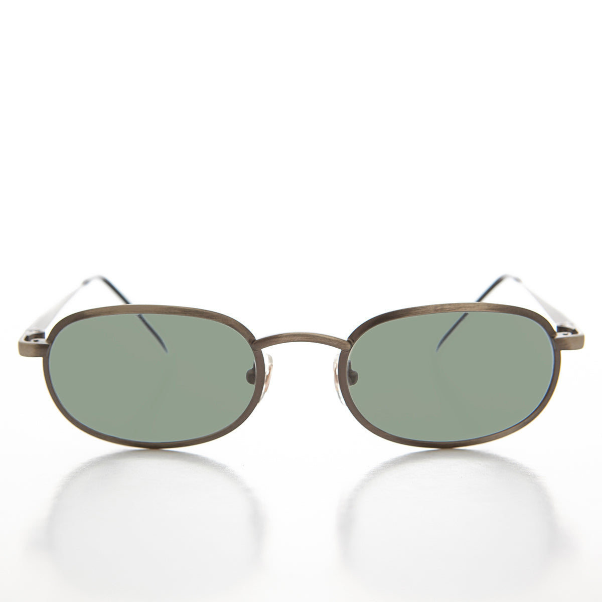 Oval Alloy Vintage Sunglasses - Hall