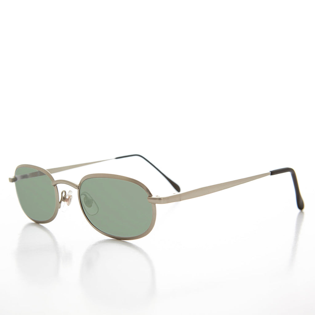 Oval Alloy Vintage Sunglasses - Hall