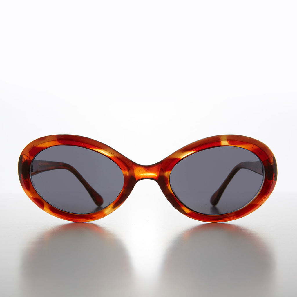 Oval Grunge Vintage Sunglass - Macie