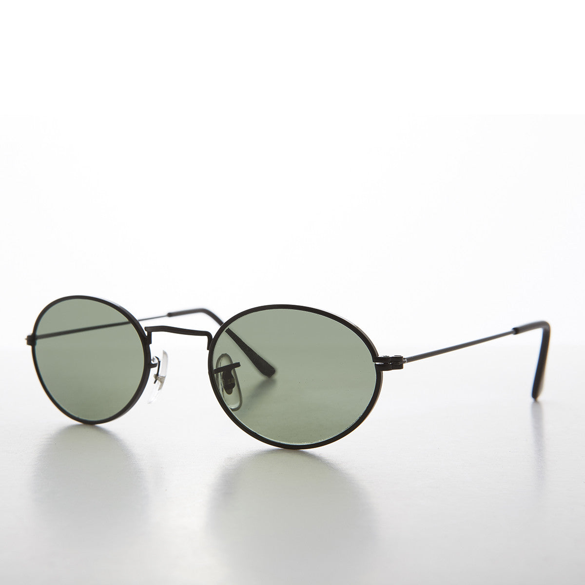 Oval Metallic Frame Vintage 90s Sunglass -Norris