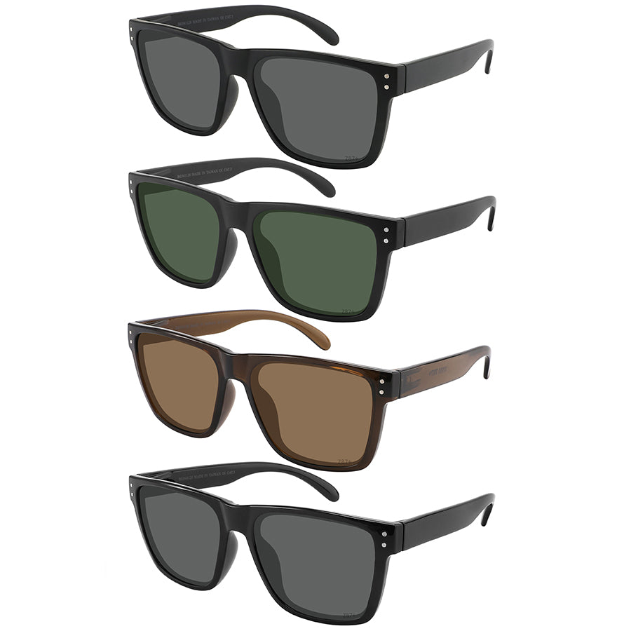 BIG AND TALL SAFETY Z87+ SQUARE SUNGLASS WHOLESALE BG541128A/SD